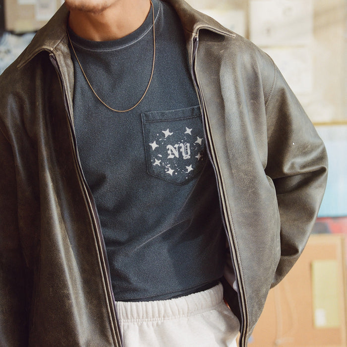 NY Washed Black Pocket T-Shirt