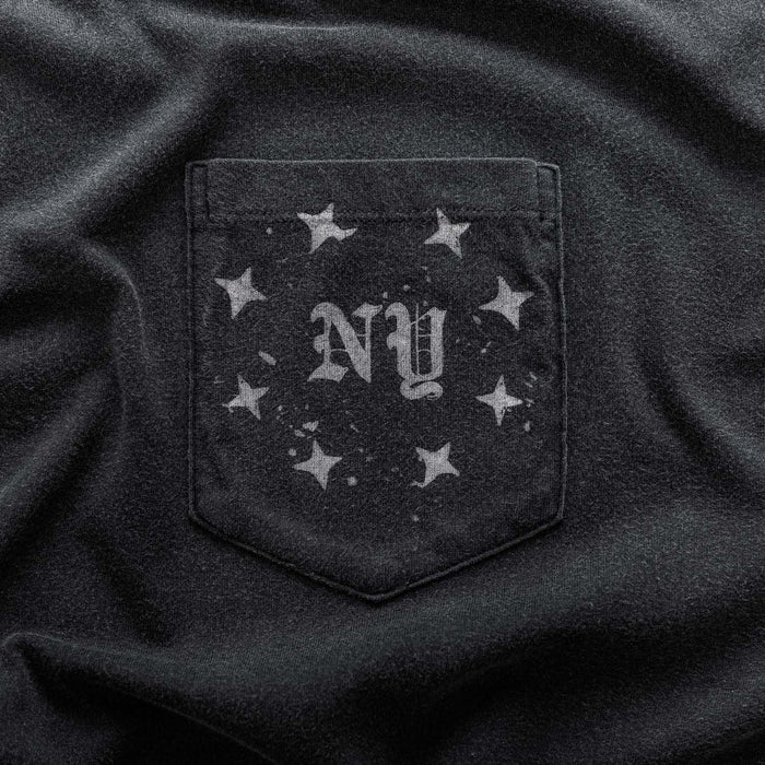 NY Washed Black Pocket T-Shirt
