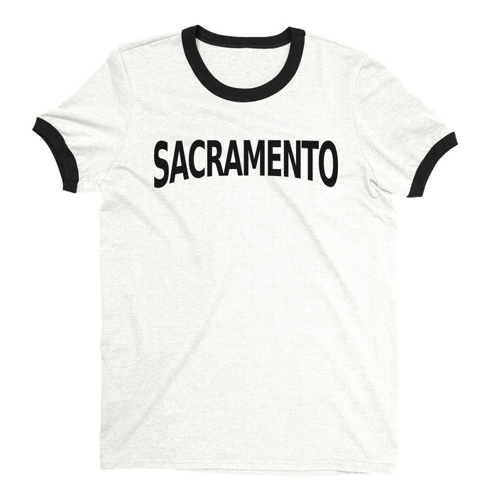 Sacramento Ringer Tee — White