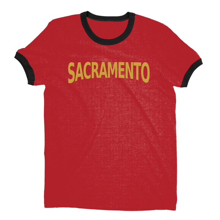 Sacramento Ringer Tee — Red