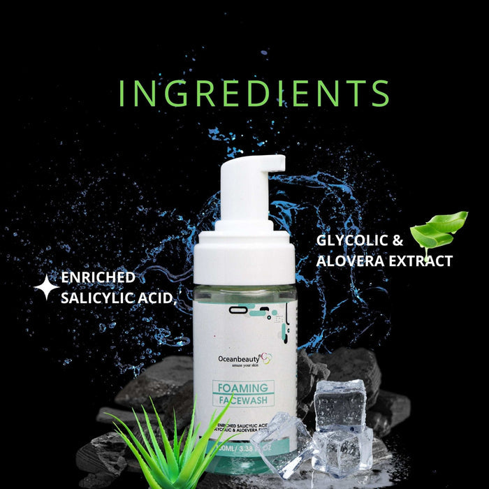 Foaming Facewash | Vitamin C Serum | Moisturizing Lotion | Serenity Sunscreen Lotion (SPF 50) - Cosmosentials