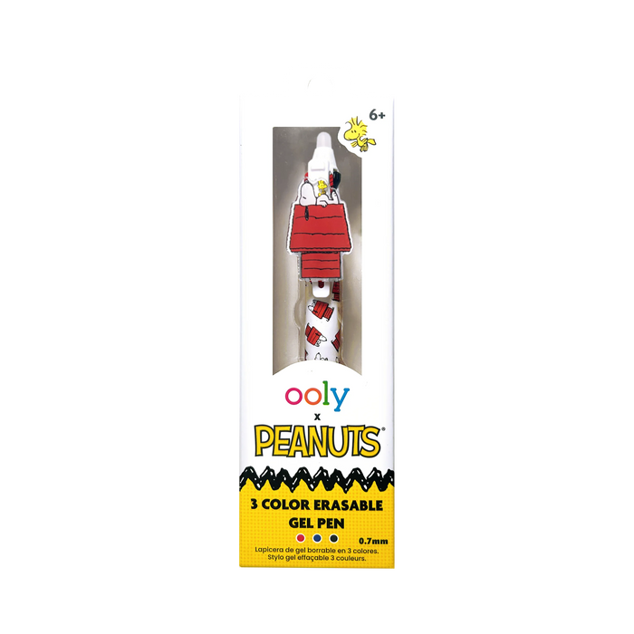 OOLY - OOLY x Peanuts - 3 Color Erasable Gel Pen