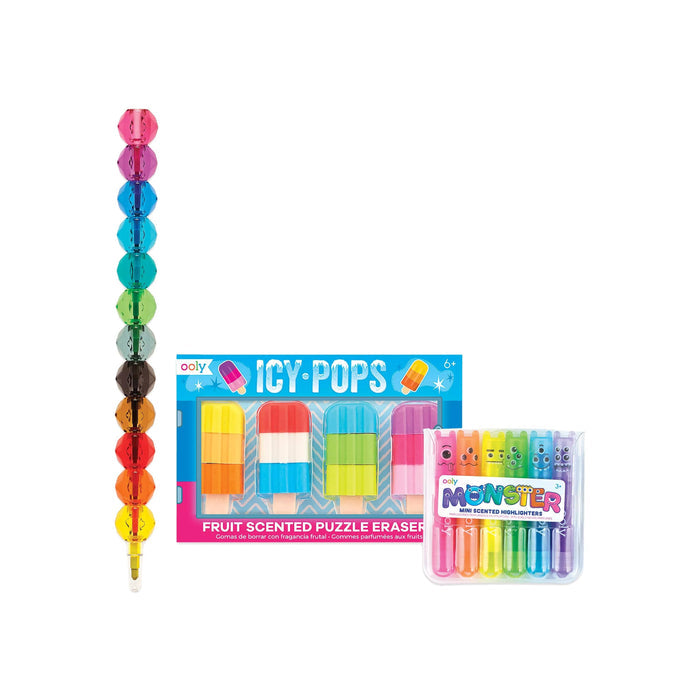Ooly: Rainbow Desk Pals Happy Pack