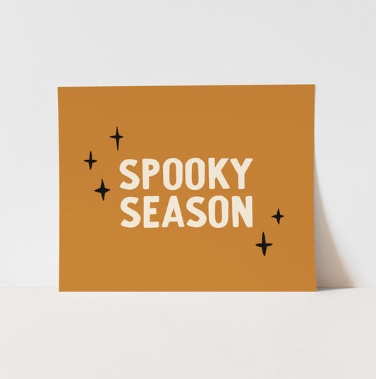{Orange} Spooky Season Art Print