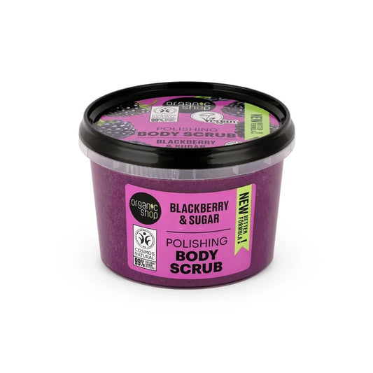 Organic Shop Blackberry and Sugar Polishing Body Scrub 250ml