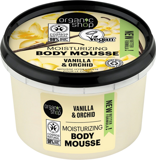 Organic Shop Vanilla and Orchid Moisturising Body Mousse 250ml