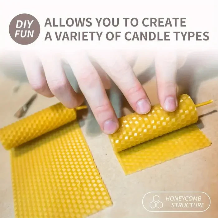 Organic Yellow beeswax sheets