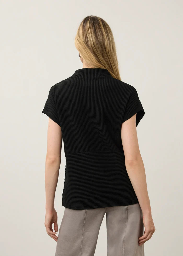 Ottoman Sweater Cap Sleeve Sweater