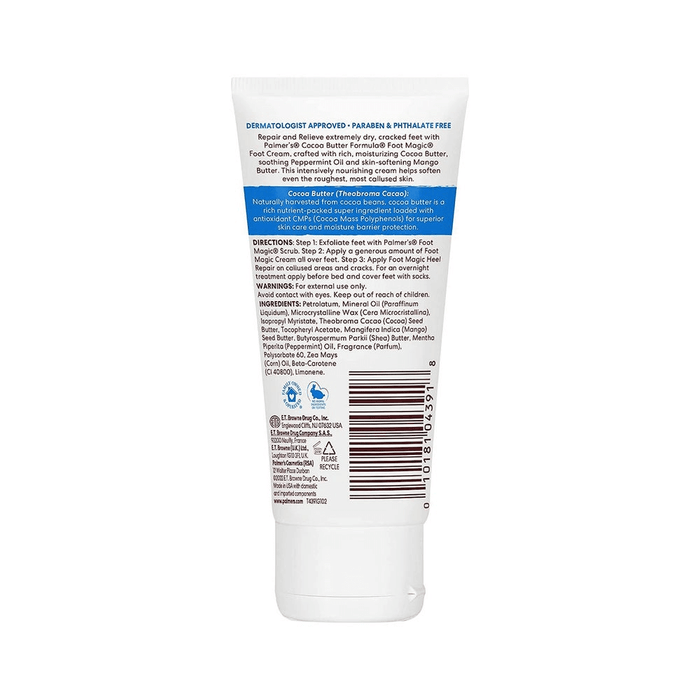 Palmer's Cocoa Butter Foot Magic Cream - 60g (2.1oz), Foot Care