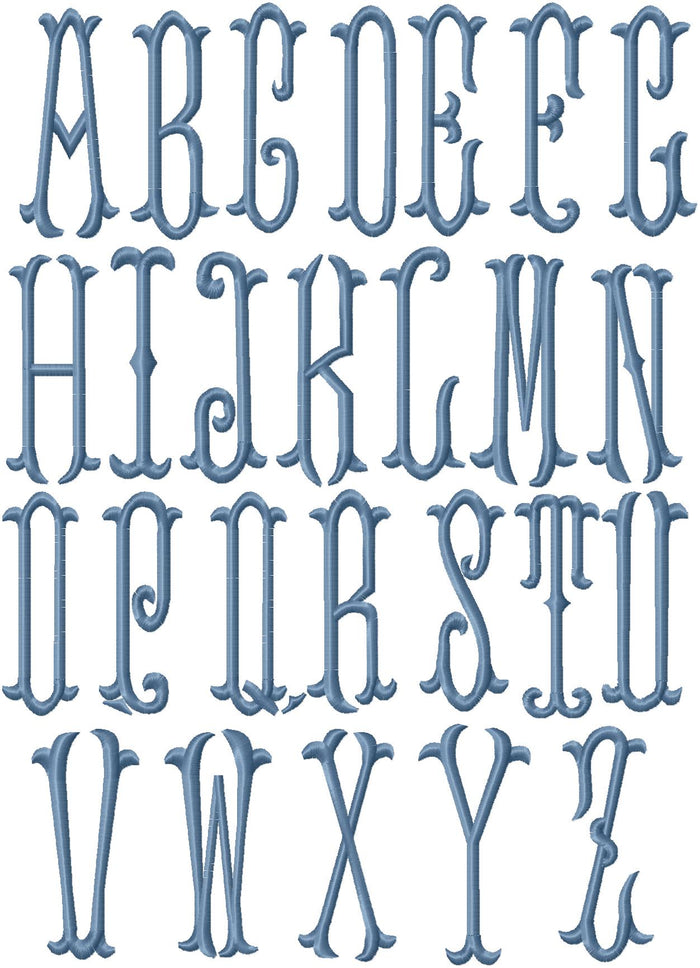 PARIS MONOGRAM FONT LARGE