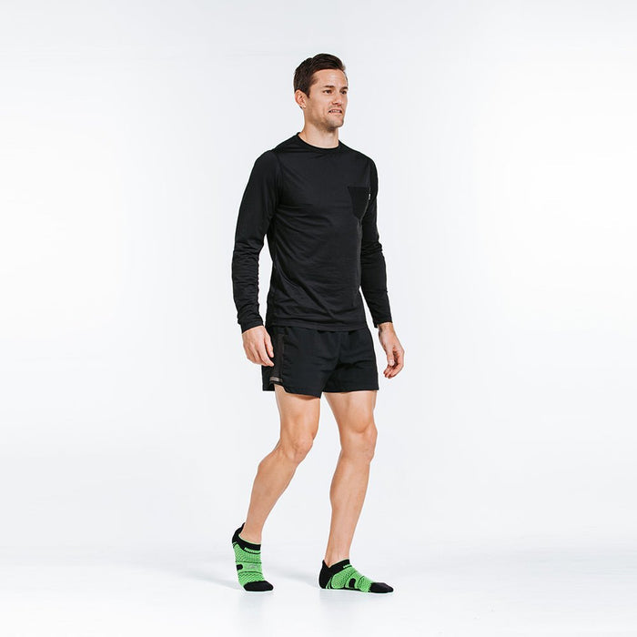 PC Runner, Black with Green - PRO Compression