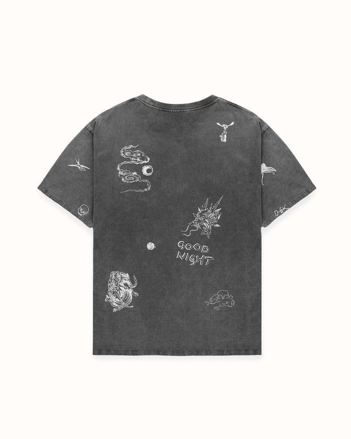 PD Sketch Washed Grey T-Shirt