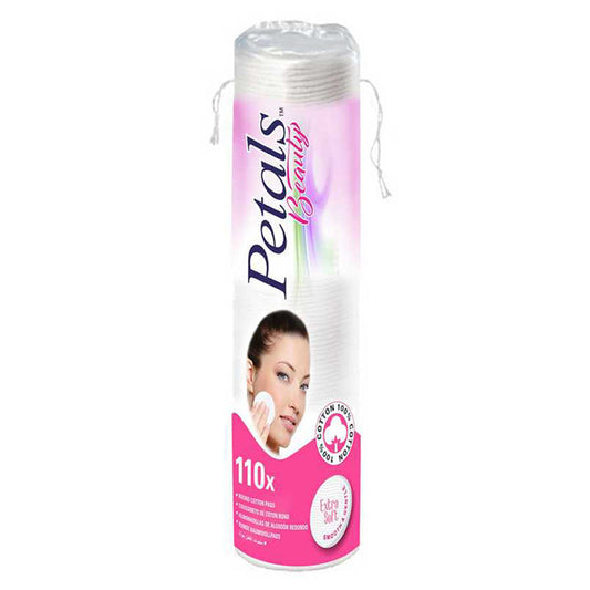 Petals Makeup Cotton Pads - 110pcs, Personal Care