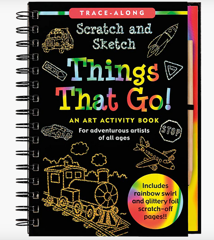 Peter Pauper: Things That Go! Scratch and Sketch