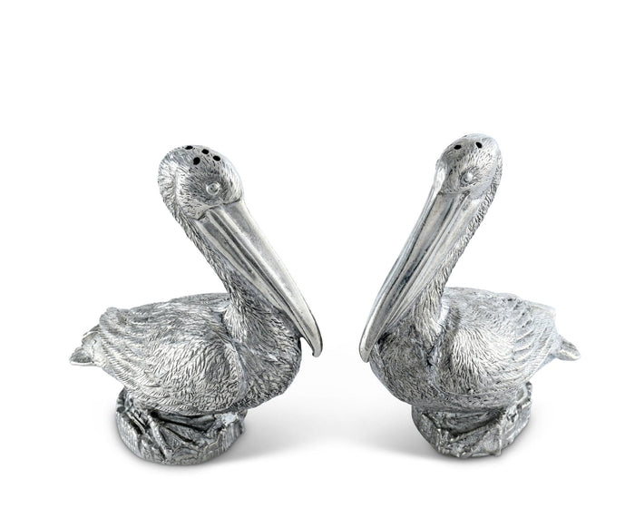 Pewter Pelicans Salt & Pepper Set