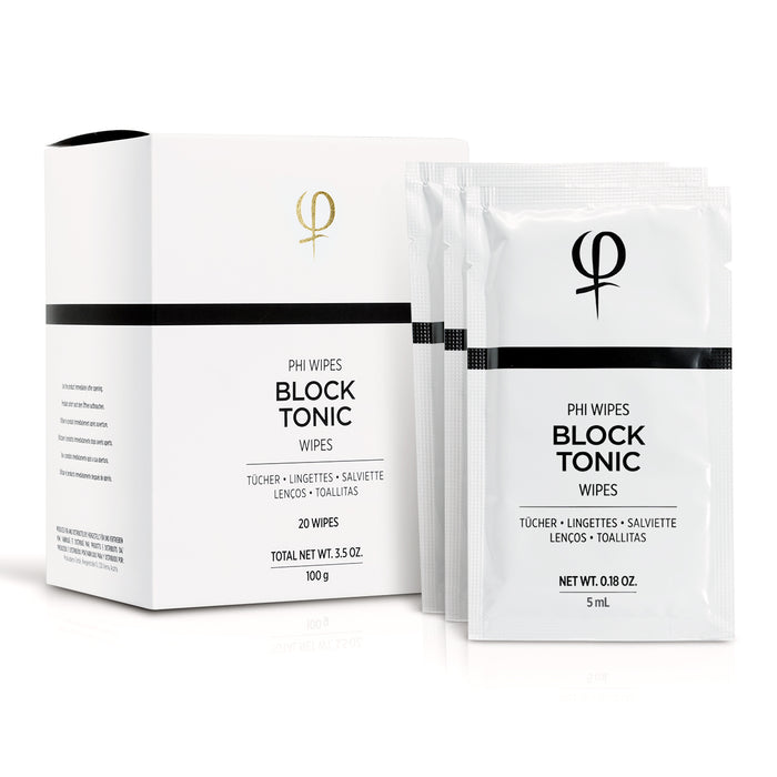 PhiWipes Block Tonic Wipes 20/1