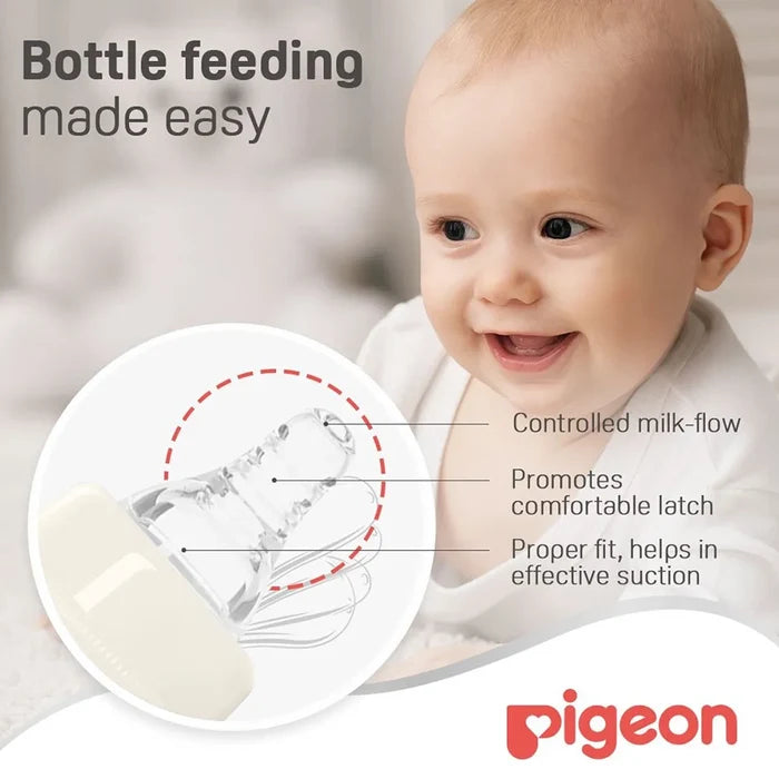 Pigeon Glass Feeding Bottle K-6 200ml - (00291), Standard Bottles