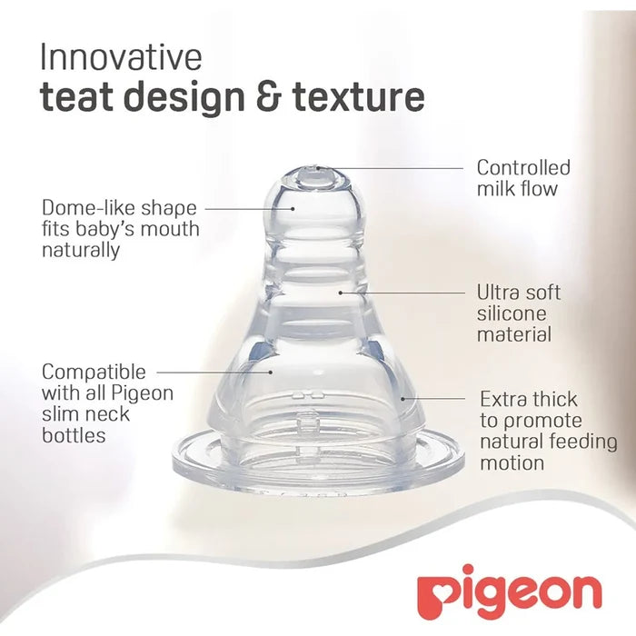Pigeon Glass Feeding Bottle K-6 200ml - (00291), Standard Bottles