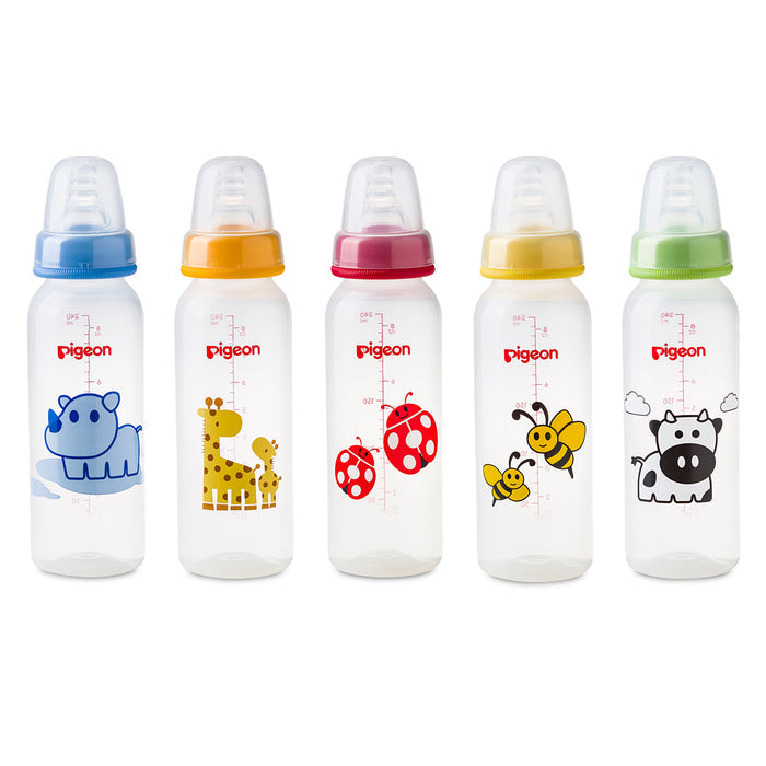 Pigeon Slim Neck Flexible PP Feeding Bottle - 150ml, Standard Bottles