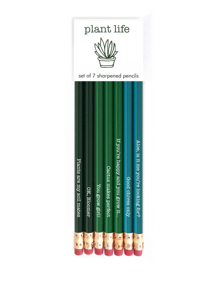 Plant Life Pencil Set