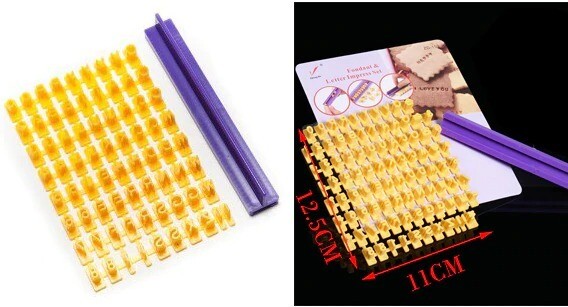 Plastic Letters Stamp