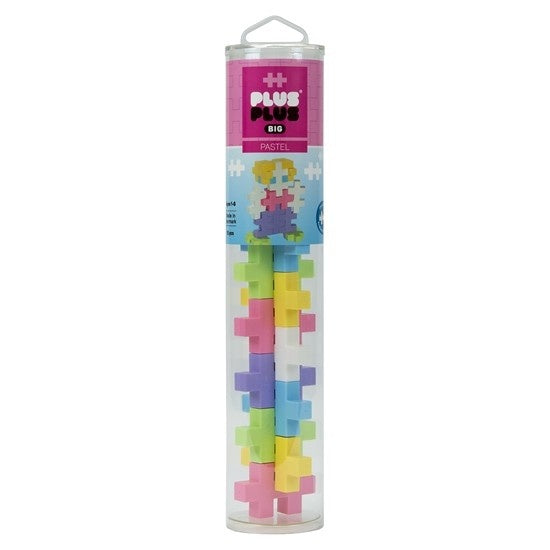 Plus Plus: Big 15pc Tube-Pastel