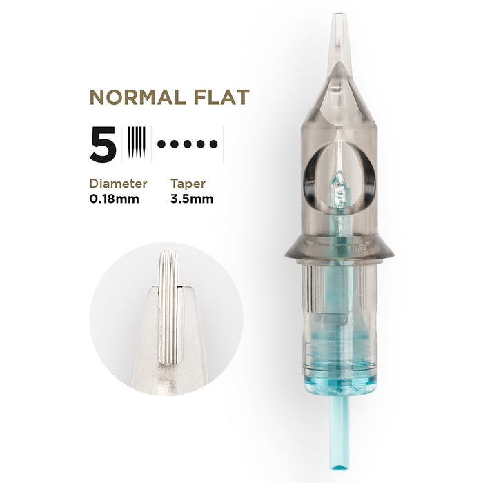 5F / 0,18 / 3,5mm taper - normal flat