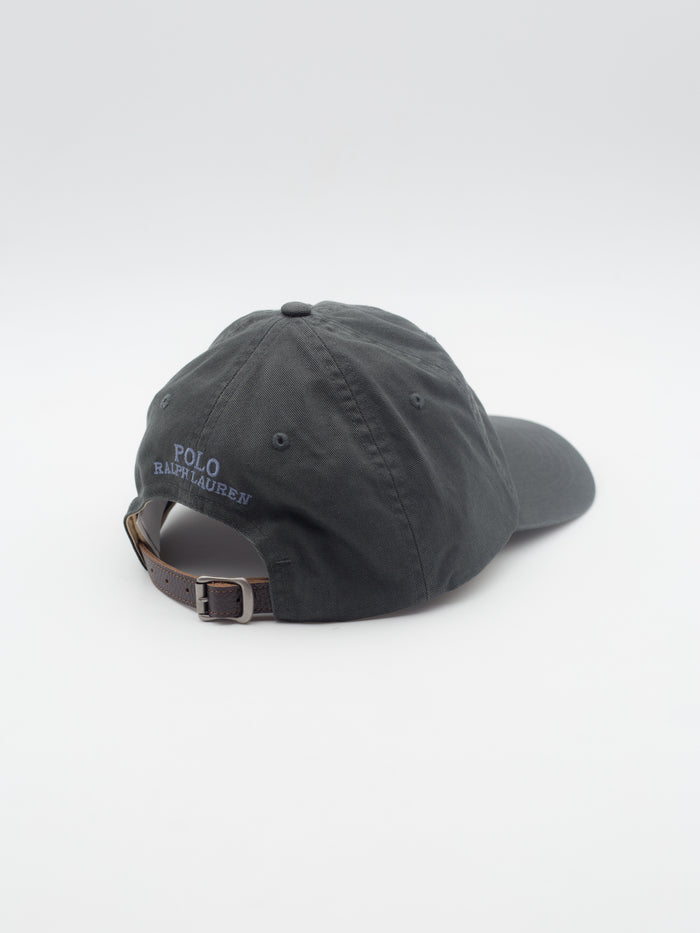 Polo Bear Ski Dad Hat Grey