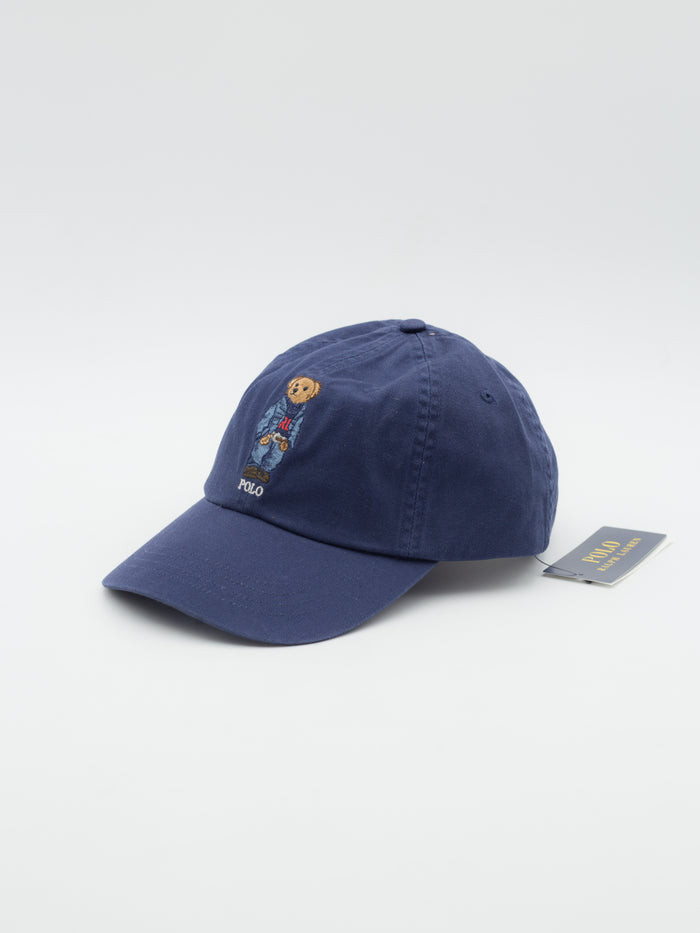 Polo Bear Twill Dad Hat Navy