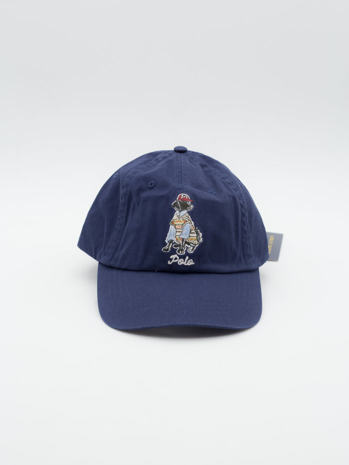 Polo Bear Twill Dad Hat Navy