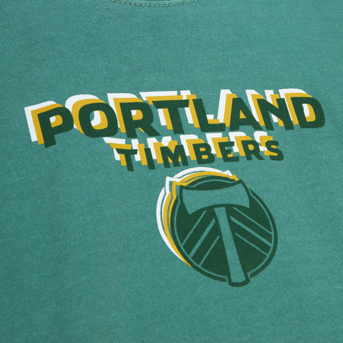 PORTLAND TIMBERS FC MEN'S GOLDEN HOUR GLAZE SHORT SLEEVED TEE