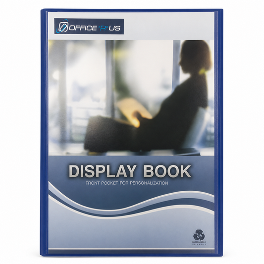 PP Display Book A4 - 40 Pockets With Front Pocket - Blue - Office R Us Lagos