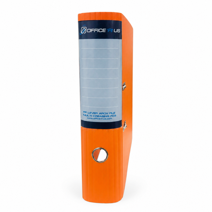 PP Lever Arch File Multi-creasing FC 3" - Papaya - Office R Us