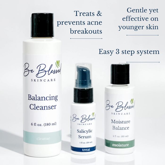 Pre-Teen Acne Kit for Dry and Sensitive Skin