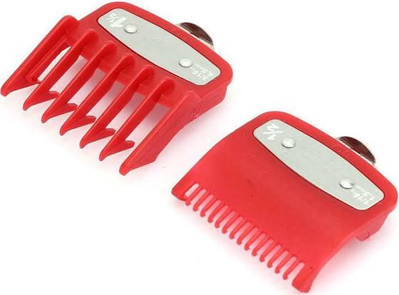 Premium Clipper Guide Set (0.5, 1.5) - Red