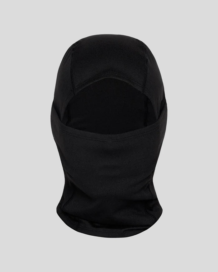 Black balaclava with full face coverage and open eye area.