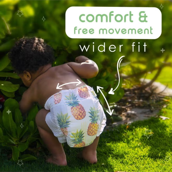PureBorn Organic Diapers Size 3 (5.5-8kg) - 28pcs (50565), Disposable Diapers