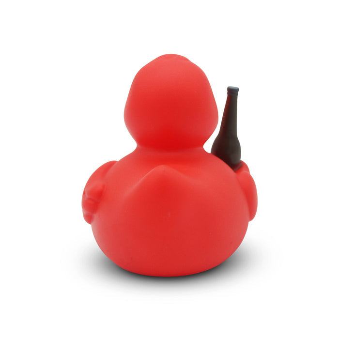 Quack Open a Cold One Rubber Duck