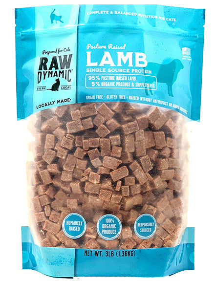 Raw Dynamic Frozen Lamb Formula For Cats 3lb