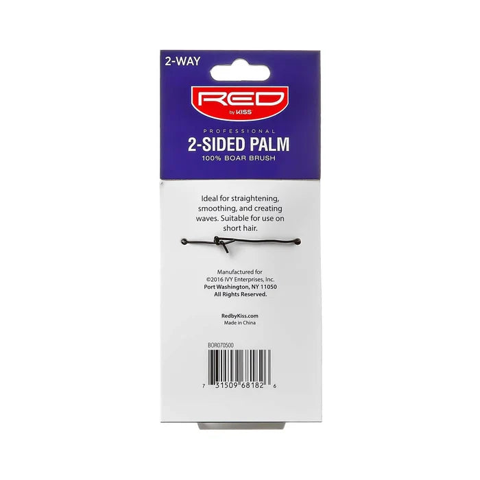 Red by Kiss 2 Sided Palm Brush BOR07