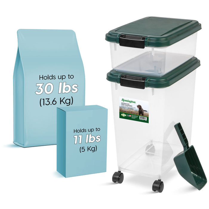 Remington Airtight Pet Food Container - Combo - IRIS USA