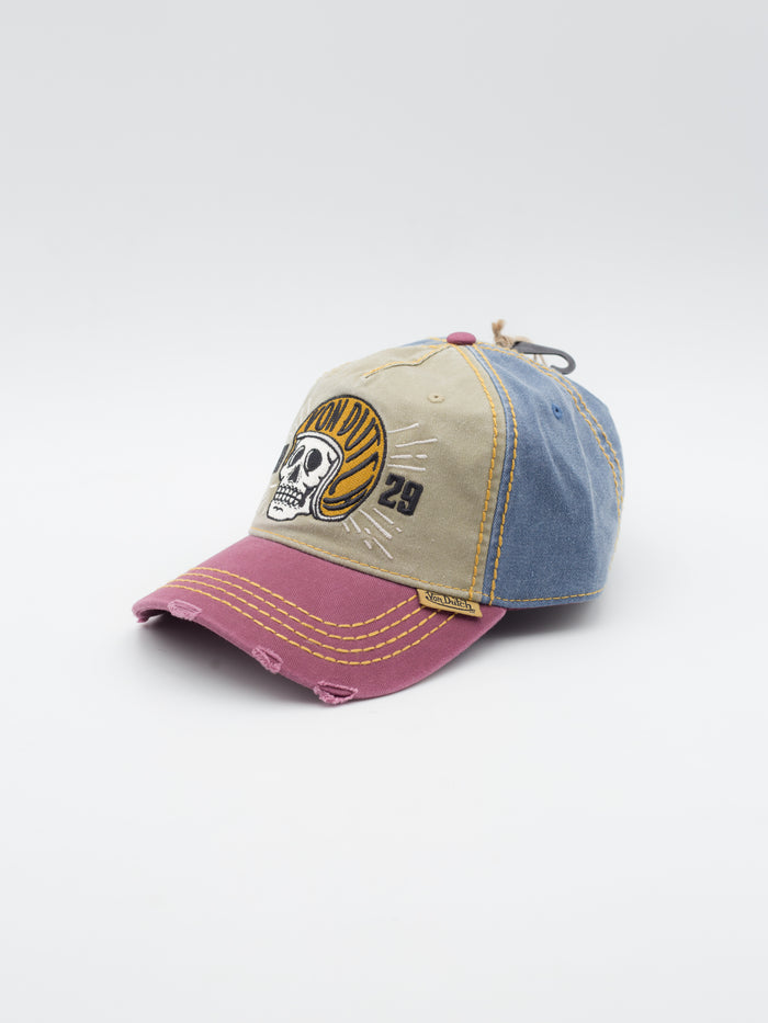 Retro/03 Dad Hat Beige/Red/Blue