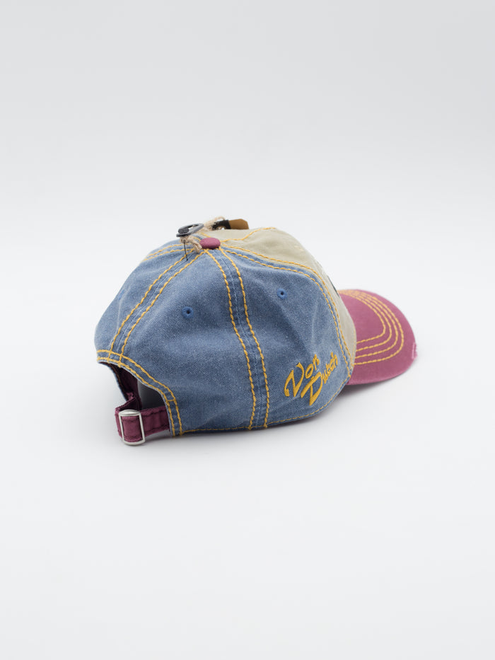Retro/03 Dad Hat Beige/Red/Blue