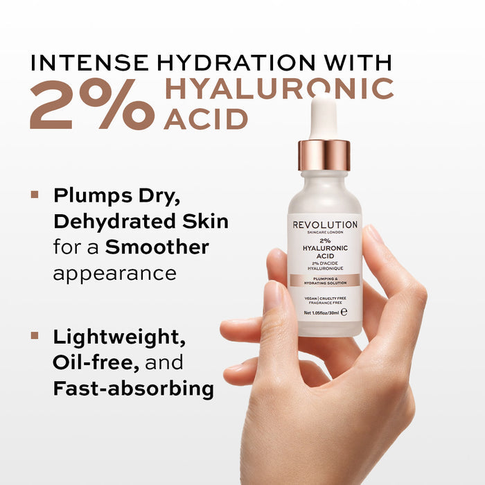 Revolution Skincare Plumping and Hydrating Serum - 2% Hyaluronic Acid