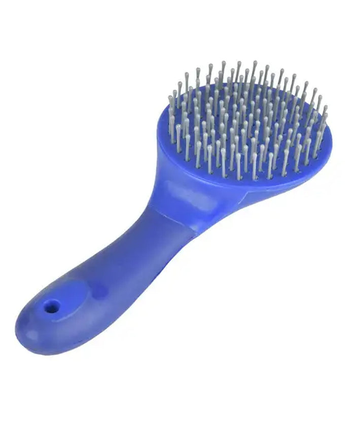 Royal Blue coloured Roma Brights Mane And Tail Brush on white background #colour_royal-blue