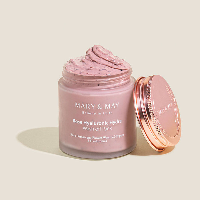 Mary & May Rose Hyaluronic Hydra Wash off Pack Nudie Glow Australia