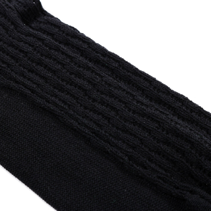 ROTOTO FOLK CROCHET SOCKS BLACK