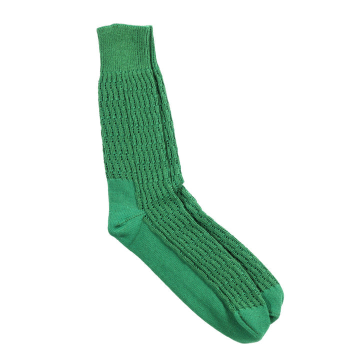 ROTOTO FOLK CROCHET SOCKS GREEN