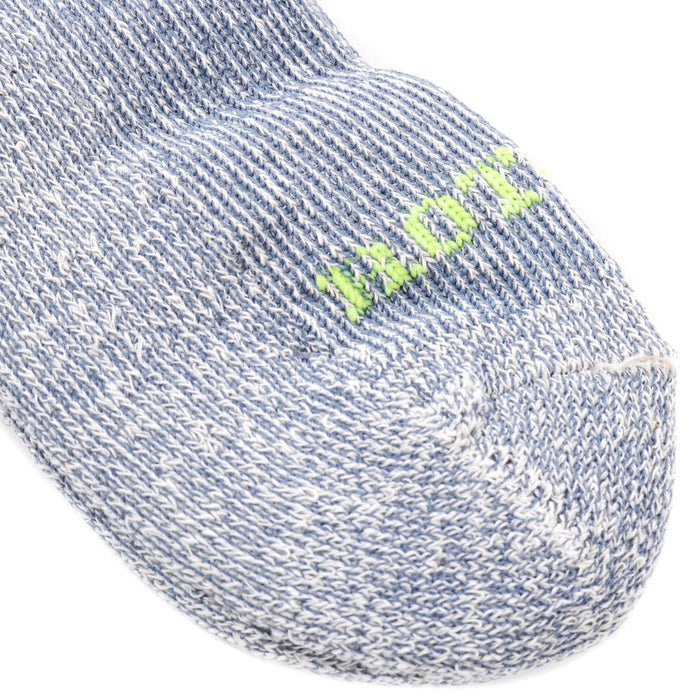 ROTOTO HEMP / ORGANIC COTTON PILE ANKLE SOCKS BLUE
