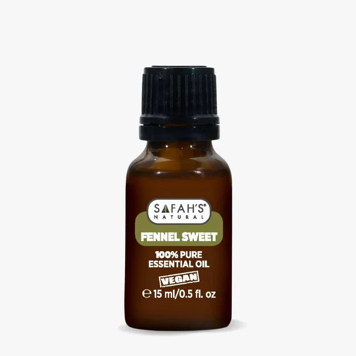 Safahs Natural Fennel Sweet Essential Oil 15ml